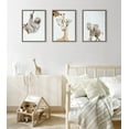 thumbnail image 7 of Kate and Laurel Sylvie Baby Sloth Hanging Around Framed Canvas Wall Art by Amy Peterson Art Studio, 18x24 Gray, Modern Animal Portrait Art for Wall, 7 of 7