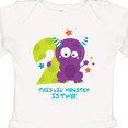 thumbnail image 4 of Inktastic Monster 2nd Birthday Boys or Girls Long Sleeve Baby Bodysuit, 4 of 5
