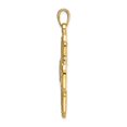 thumbnail image 2 of 14K Yellow Gold Charm Pendant 41 mm 29 Four-Way Medal, 2 of 3