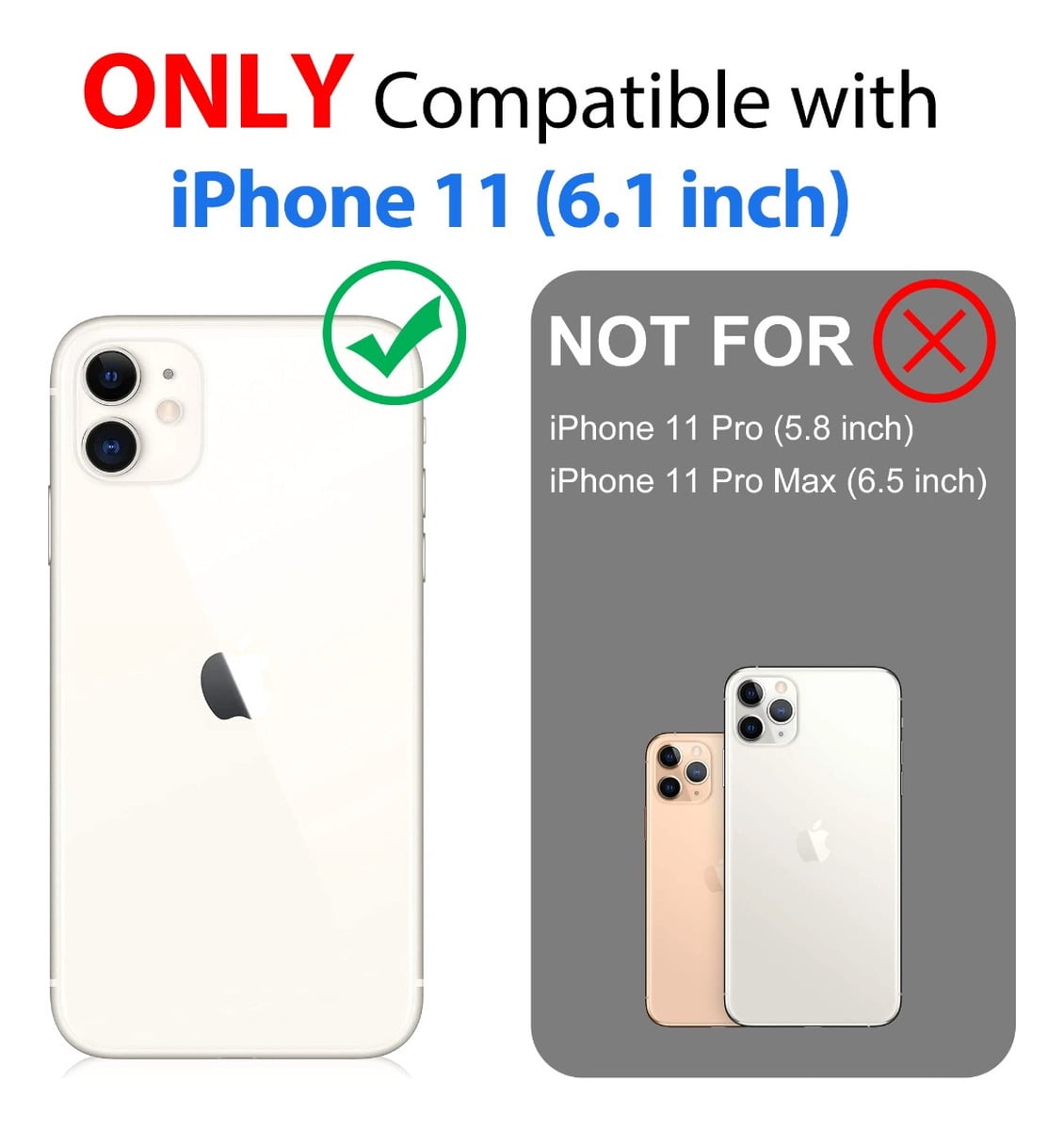 SPORTLINK Waterproof Case for iPhone 11 Shockproof Dustproof Built-in Phone Screen Protector Rugged Cover 6.1 inch - Frosted Pink