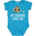 thumbnail image 3 of Inktastic My Grandma Loves Me Girls Girls Baby Bodysuit, 3 of 5