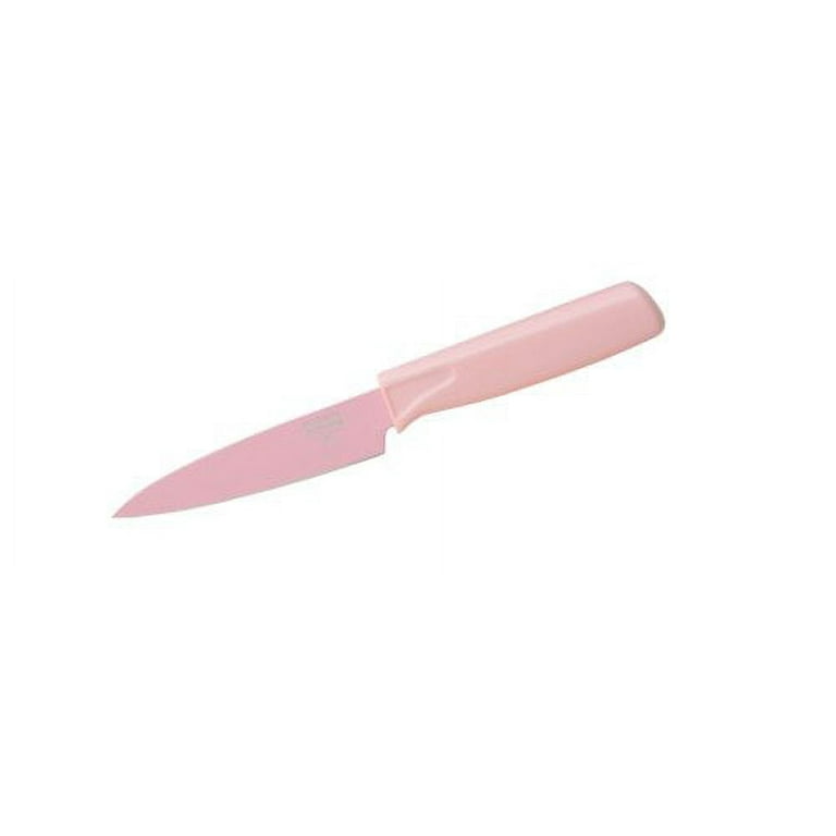 Khun Rikon Paring Knife Fuchsia Pink