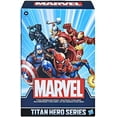 thumbnail image 3 of Titan Hero Series Spider-Man, Captain America, Iron Man, Thor, Captain Marvel & Black Panther Action Figure 6-Pack, 3 of 7