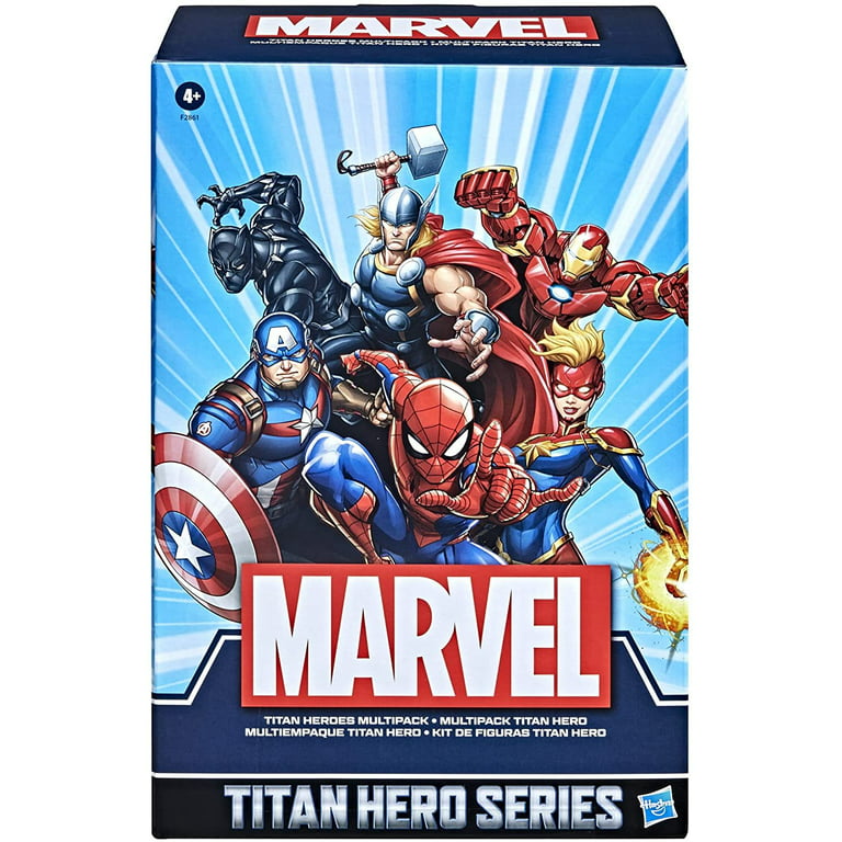 Hasbro Marvel Titan Hero Series, Multipack de 6 Figurines de 30 Cm à  Collectionner, Pour enfants à Partir de 4 Ans Exclusivité sur