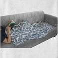 thumbnail image 5 of Flower Soft Flannel Fleece Throw Blanket, Delicate Pastel Spring Trill Bindweeds, Cozy Plush for Indoor and Outdoor Use, 50" x 70", Blue Grey Mauve, by Ambesonne, 5 of 5