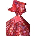 thumbnail image 3 of Fifth Ave Kraft Jumbo Gift Bag for Giant Gifts & Bikes 60" x 72" Snowflakes & Jingle Bells Christmas Prints, Heavy Duty (2 Pack), 3 of 7