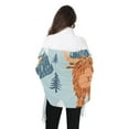 thumbnail image 5 of Highland Cow and Mountains Winter Scarf for Women Fashion Warm Long Soft Blanket Scarves Gifts, 5 of 10