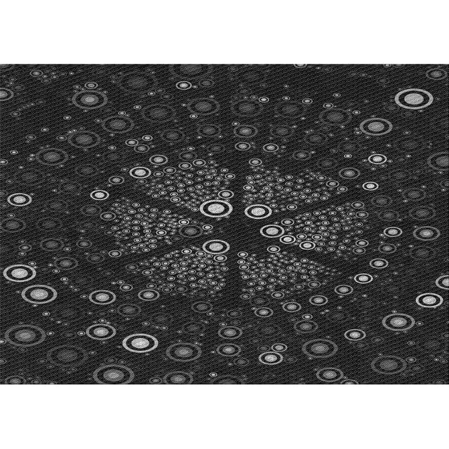 Ahgly Company Tapis Rectangulaire Lavable en Machine Intérieur Transitionnel Gris Minuit, 2 Pieds x 4 Pieds