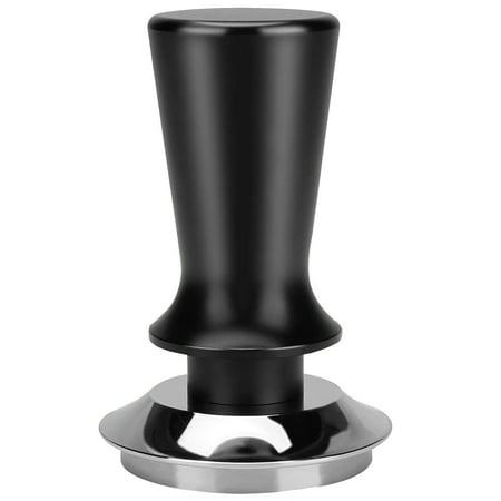 

Calibrated Espresso Tamper Coffee Tamper with Spring Loaded Tamper Tool Press with Flat Stainless Steel Base-58mm