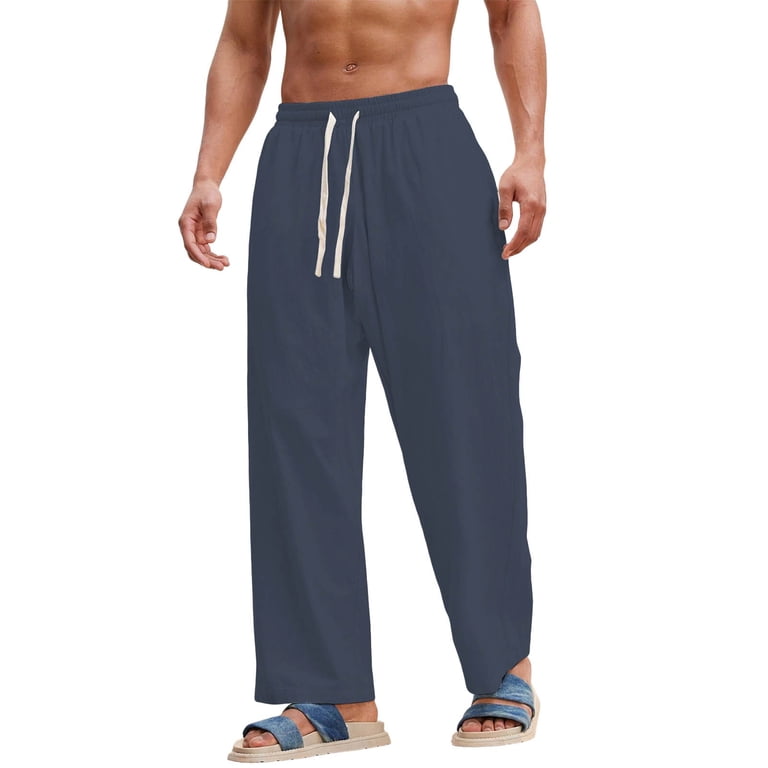 Dxzfnsa Men's Mesh Jogger Pants, Comfortable Athletic Pants with