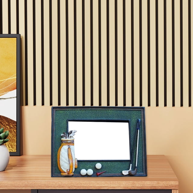 Elodie Golf Photo Frame DIY Decoration Tabletop Display for Home Tabletop Golfer 6 Inch Horizontal