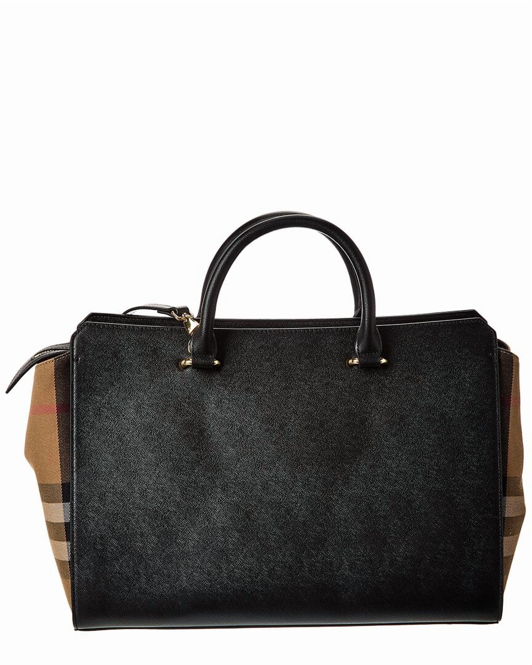 Burberry Black Leather Handbags - Walmart.com