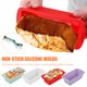 thumbnail image 3 of 4 Pzas Mini Molde de Silicona para Pan Loaf Antiadherente Resistente Al Calor Molde de Silicona para Hornear Pan Tostado Molde de Silicona para Hornear Rectangular Loaf para Cocina Pastel Pan (5.62”x, 3 of 11