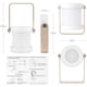 thumbnail image 2 of Lámpara de mesa LED recargable por USB, luz nocturna de 15 W, táctil, plegable 360°, portátil, con mango de madera, para acampar, 2 of 5