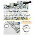 thumbnail image 6 of Blue Yellow Floral Spring Blackout Curtains 45 Inches Long for Bedroom, Summer Botanical Pastoral Green Thermal Insulated Room Darkening Black Out Window Curtain Panels Grommet Drapes for Living Room, 6 of 8
