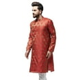 thumbnail image 2 of Mens Indian Bollywood Style Designer Silk Blend Achkan Sherwani Festive Kurta, 2 of 3