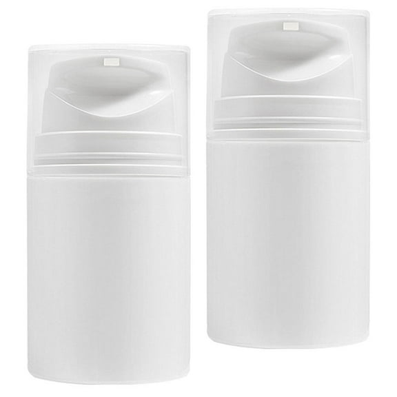 Raindrops 2 Pcs Empty Lotion Bottles Vacuum Pump Dispenser Cosmetic Body