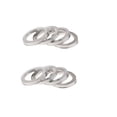 thumbnail image 1 of 8x Anillos De Espiga De Aleación De Aluminio De Resistencia Adaptadores De Orificio Central Del Eje De Rueda Yotijar Junta de espaciador de cubo de anillos de espiga, 1 of 8