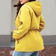 thumbnail image 5 of Chaquetas y abrigos casuales con capucha de manga larga para mujer, abrigos y chaquetas resistentes al viento para excursiones de senderismo al aire libre, impermeables con capucha, rompevientos, abri, 5 of 5
