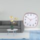 thumbnail image 2 of Figura decorativa de metal con flores y hojas. Escultura decorativa para el hogar. Figuras para estante, mesa o armario. Reloj de pared digital de hie, 2 of 8