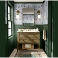 thumbnail image 2 of S4Sassy Botanical Wallpaper - Asian Style Walls Covering, 25 x 120 Self-Adhesive Vinyl Wall Paper, Decorative Wallwrap, Easy DIY Wall Covering For Bedroom, Living Room, Living Spaces - Green, 2 of 9
