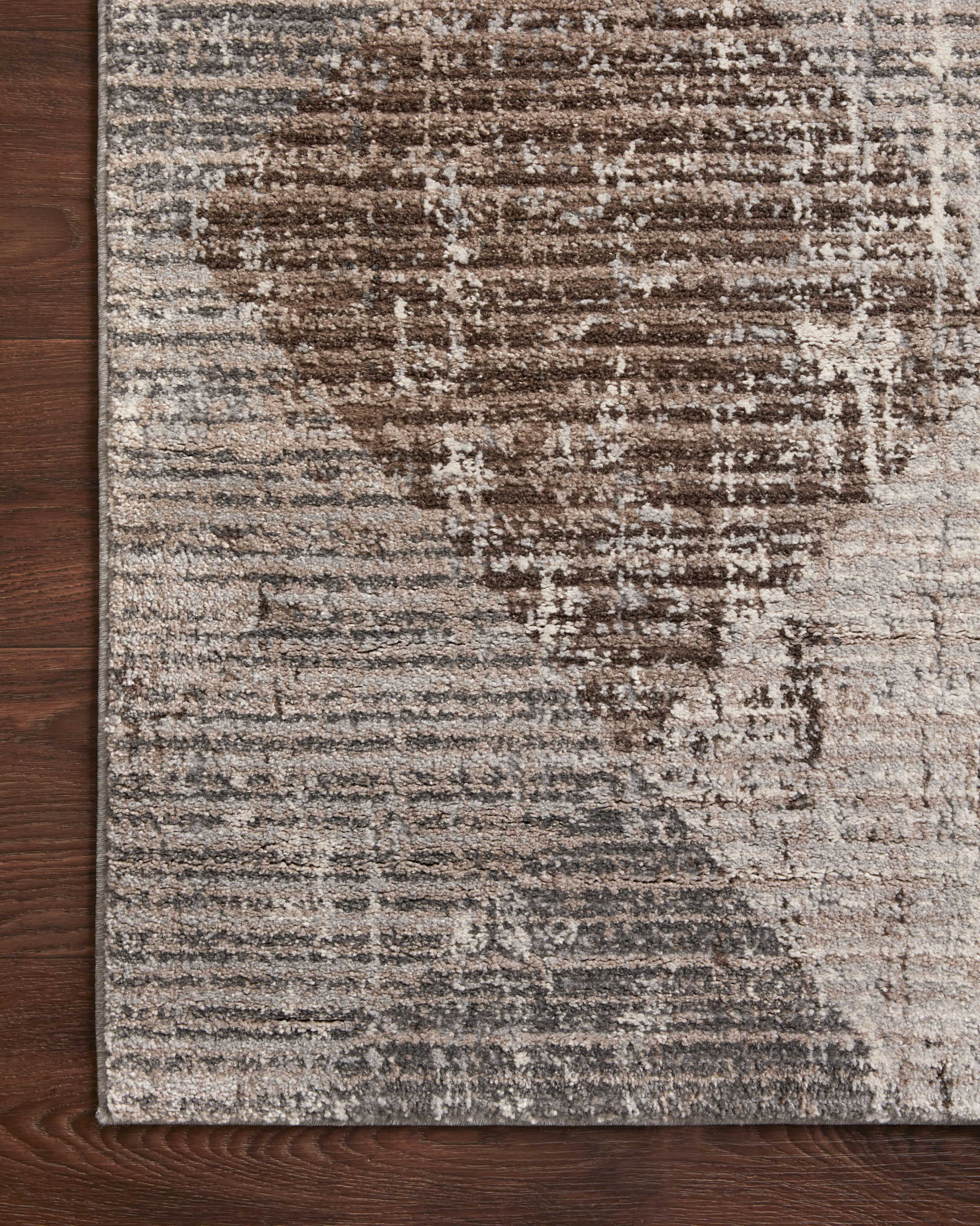 Loloi Austen AUS-04 Geometric Stone / Bark Area Rug 3'-11" x 5'-7"
