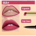thumbnail image 2 of Matte Lipliner Lipstick Pencil Red Outline Tone Lipstick Lasting Non Stick Cup Moisturizing Lips, 2 of 5
