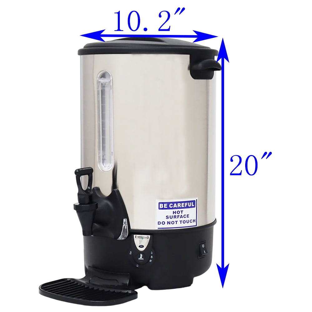 PreAsion Hot Water Dispenser 15.4L Instant Heater Machine with Faucet Tap Stainless Steel