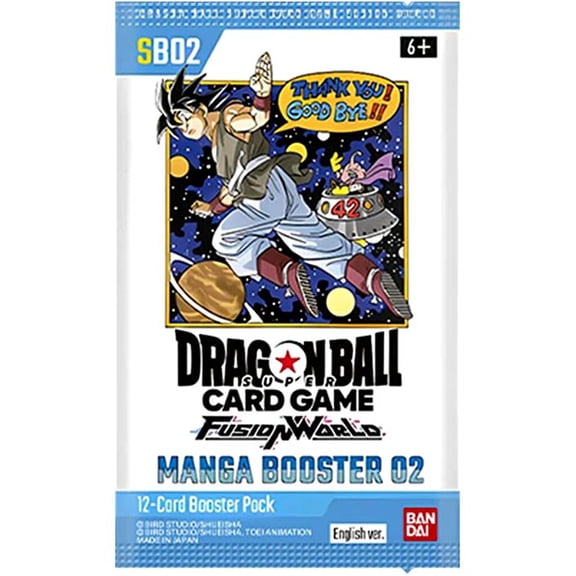 Dragon Ball Super Trading Card Game Fusion World Manga 2 Booster Pack (ENGLISH, 12 Cards)