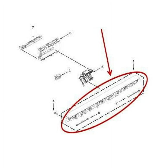 Whirlpool W11162732 Console - OEM Part