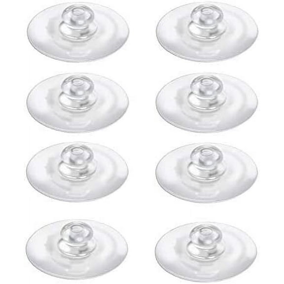Replacement Suction Cups (8-Pack) - 2 Inch Diameter Heavy Duty Suction Cup for Window Bird Feeders by Nature Anywhere - Awesome for Shower, Kitchen Sink Caddy Suction Cup