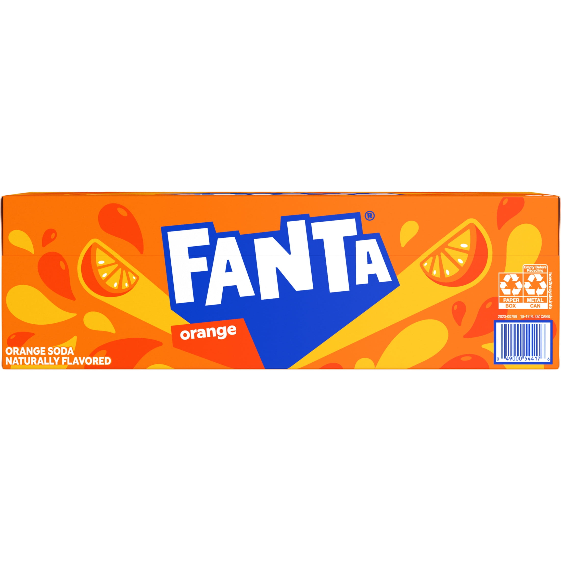 Fanta Orange Soda Pop, 12 fl oz, 18 Pack Cans