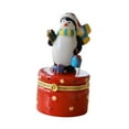 thumbnail image 2 of EHJRE Christmas Trinket Box Hinged Home Decoration Ornament Unique Gift Decorative Box Christmas Penguin, 2 of 9