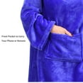 thumbnail image 3 of Catalonia Wearable TV Blanket with Sleeves Arms & Feet pockets for Adult Micro Plush Fleece Large Wrap Throw Robe 73" x 53", 3 of 7