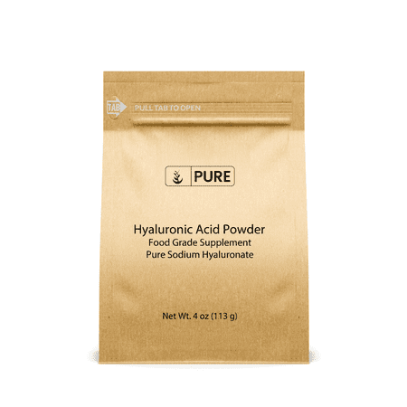 PURE ORIGINAL INGREDIENTS Hyaluronic Acid, Water Soluble, Fine Powder 4 Ounce