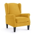 thumbnail image 6 of Modern Accent Chair, Chenille Fabric Armchair with High Resilience Sponge & Sturdy Legs, Comfy Single Sofa Chair for Bedroom, Living Room, Reading & Balcony, 6 of 9