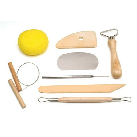 Darice Studio 71 - Pottery Tool Set - 8pcs (Best Pottery Trimming Tools)