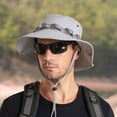 thumbnail image 3 of 1 Montañismo al aire libre, pesca y otros sombreros deportivos, visera para el sol, sombrero de pescador con protección solar transpirable, 3 of 5