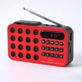 thumbnail image 3 of Mini Portable Pocket Radio Solar Charging Wireless Speakers Support USB F2, 3 of 10