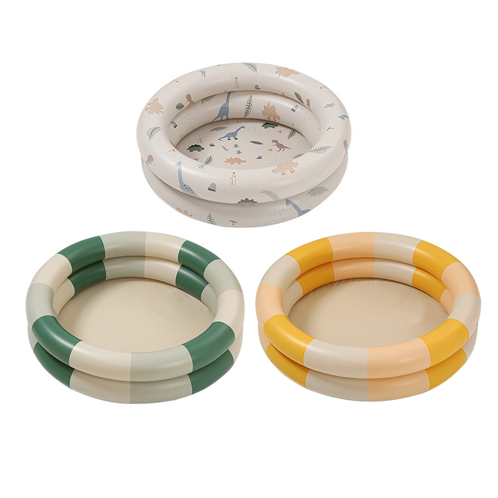 Dinosaur-Inflatable Baby Pool Stripe-Baby Pool Inflatable Swimming Pool Kiddie Pools Kids Water Toy for and Garden