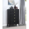 thumbnail image 2 of Brookmead 5-drawer Bedroom Chest Black, 2 of 12