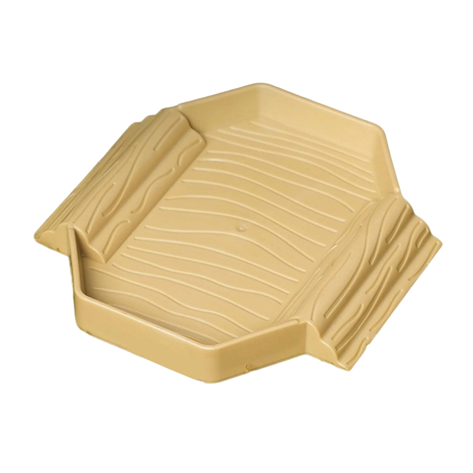 Portable Reptiles Soaking Tub with Duals Ramps, Easy-Clean Water Basin for Baby Turtles & Terrarium Decor