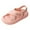 Pink, variant on UngA Toddler Dress Sandals Baby Girls Sandals Flat Soft Open Toe Summer Wide Shoes Kids Slip On Dress Shoes Girls Dance Shoes(Pink,Size 10.5)
