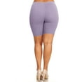 thumbnail image 3 of Women's Plus Size Casual Comfy Workout Yoga Basic Solid Biker Shorts Pants, 3 of 3