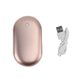 thumbnail image 1 of Mini banco del poder de la aleación de aluminio 2400mah USB del calentador de la mano del bolsillo para el oro rosa al aire libre del viaje del invierno, 1 of 5