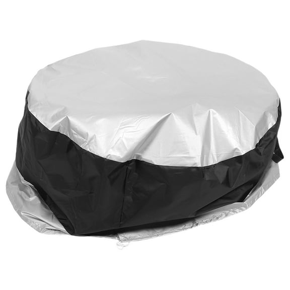 Oxford Cloth Tire Cover for Cars SUVs and Trailers Universal Spare Tire Storage Bag with Handle Protects Against UV