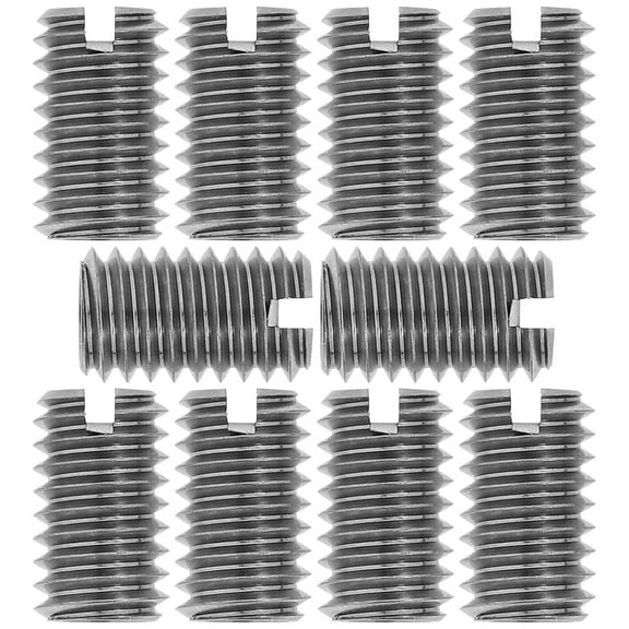 10 Pcs Lamp Parts External Thread Repair Tool Threaded Silver