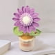thumbnail image 4 of Decoración del hogar, decoración de habitaciones, decoración de paredes, flores grandes de ganchillo en maceta, girasol artificial, decoración de flores tejidas para el tablero del automóvil, decoraci, 4 of 5
