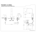 thumbnail image 5 of Fauceture FSC8968NDL NuvoFusion Widespread Bathroom Faucet, Brushed Nickel, 5 of 5