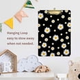 thumbnail image 7 of Coolnut Daisy Clipboard, Acrylic Standard A4 Letter Size Clip Board with Low Profile Clip for Office, Classroom, Doctor, Nurse and Teacher, 12.5"x9", 7 of 7